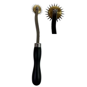 Carretilha Marcadora de Costura com Roda de Pontas e Cabo Ergonômico