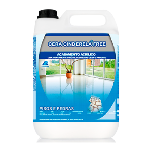 Cera Acrílica Cinderela Free 5L — Brilho Sem Odor