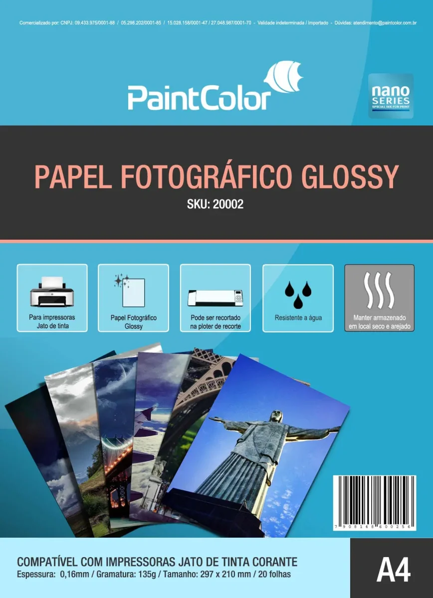Papel Fotográfico Glossy A4 135g 20 Folhas - Image 2