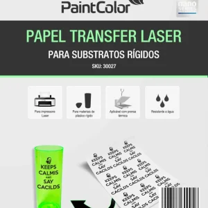 Papel Transfer Laser Para Substratos Rígidos 100g A4 – 20 Folhas