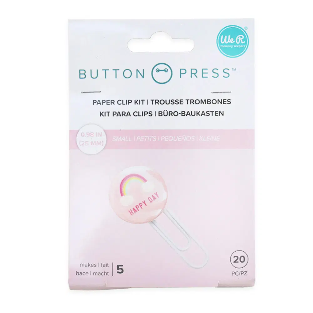 Kit Clips Botton Press Pequenos We R – 5 peças - Image 2
