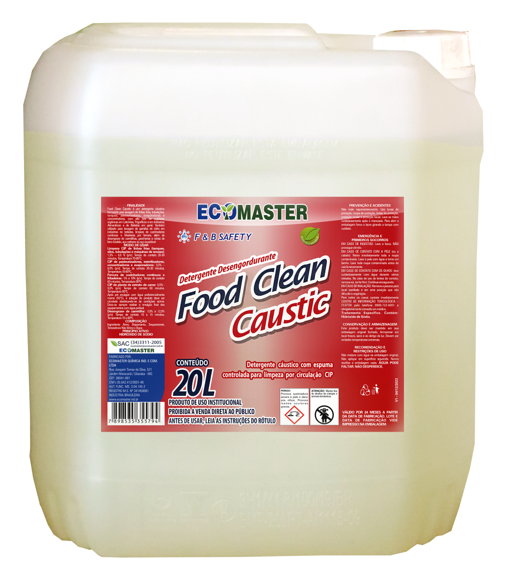 Master Food Clean Caustic 20L - Image 2