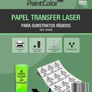 Papel Transfer Laser Para Substratos Rígidos 120g A4 – 100 Folhas