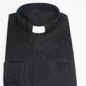 Camisa Lisa com Cabeção – Preto