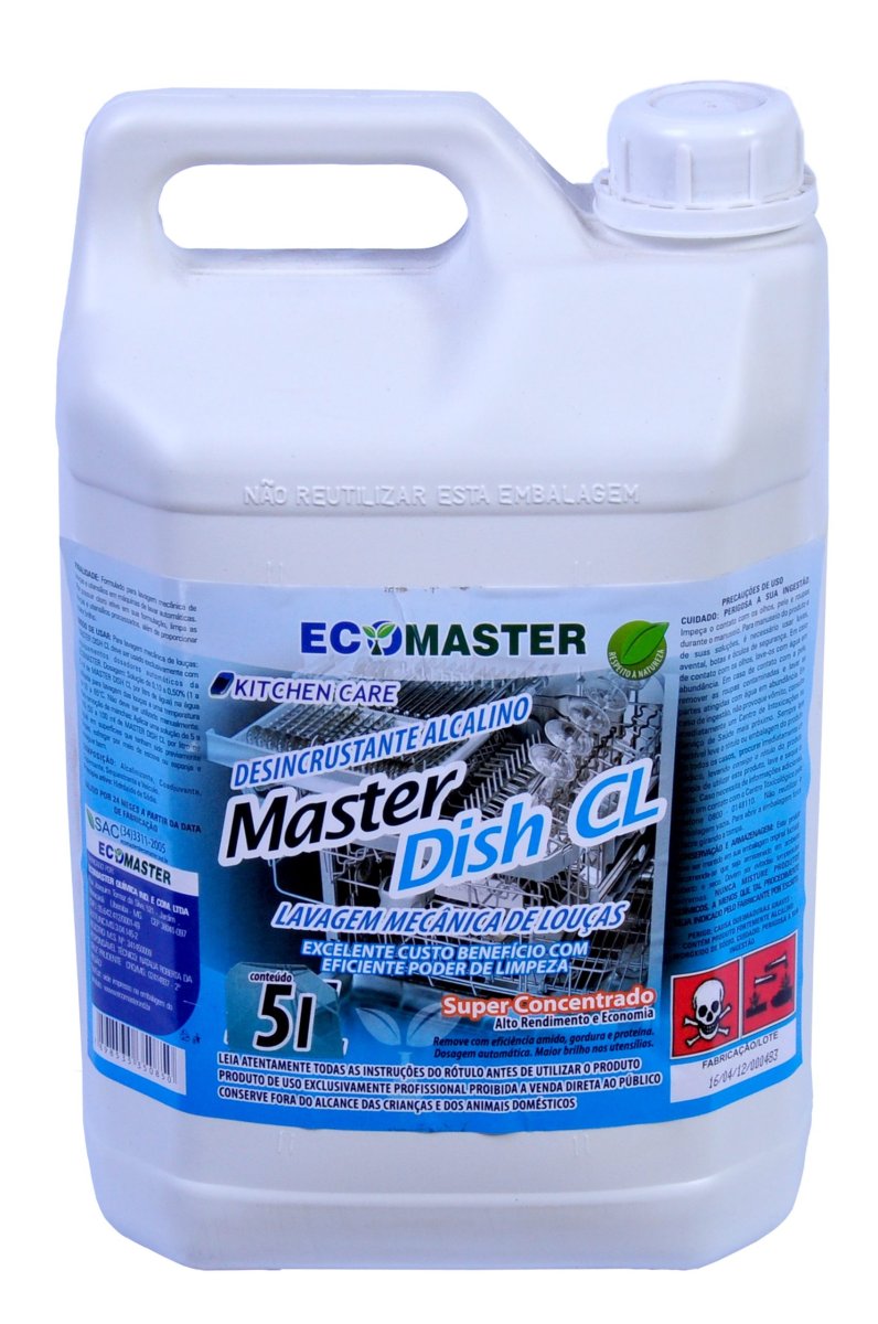 Detergente Alcalino Master Dish CL 5L - Image 2