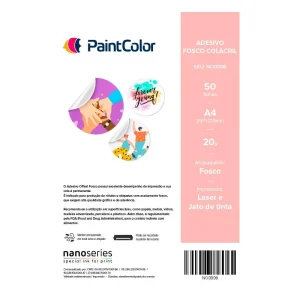 Adesivo fosco Colacril 20g A4 – 50 Folhas