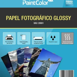 Papel Fotográfico Glossy A4 110g 100 Folhas