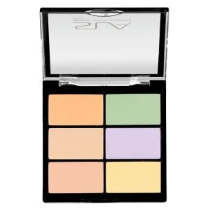 Palete de Corretores Coloridos em creme