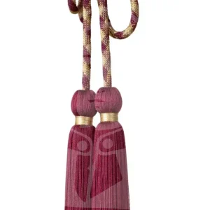 Cíngulo Torcido Dourado – 4mt – Vermelho