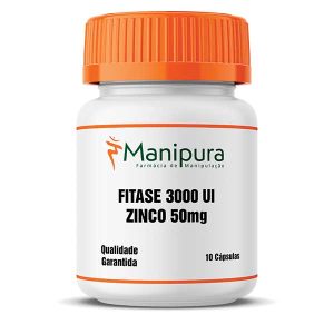 Cápsulas Fitase 3000UI + Zinco 50mg