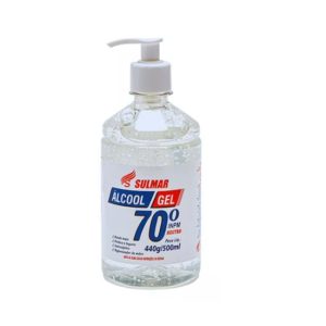 Álcool Em Gel Antisséptico 70º 500ml com Válvula Pump – Sulmar