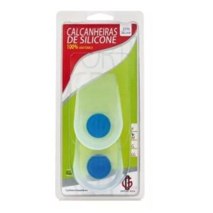 Calcanheira de Silicone Conforto Instantâneo Ponto Azul P ao GG – Unissex OrthoGen