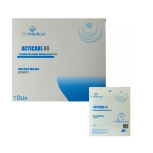 Carvão Ativado Com Prata Acticare Ag 10,5×10,5 – VitaMedical