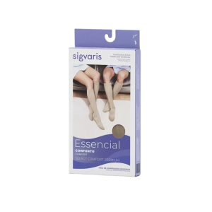 Meias de Média Compressão 3/4 Sigvaris Essencial Conforto 20-30mmhg P ao XG